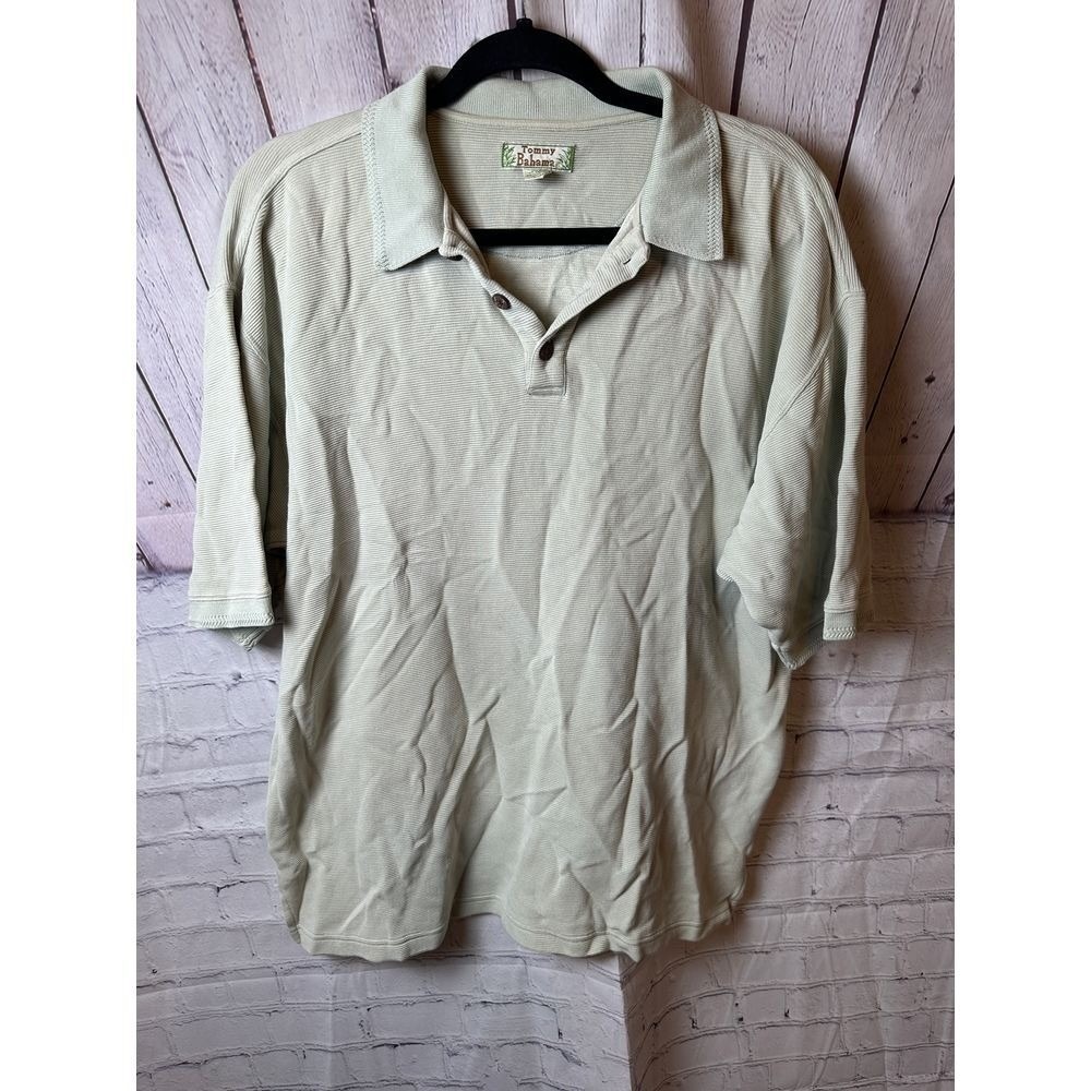 Tommy Bahama short Sleeve Casual Polo Shirt SILK BLEND